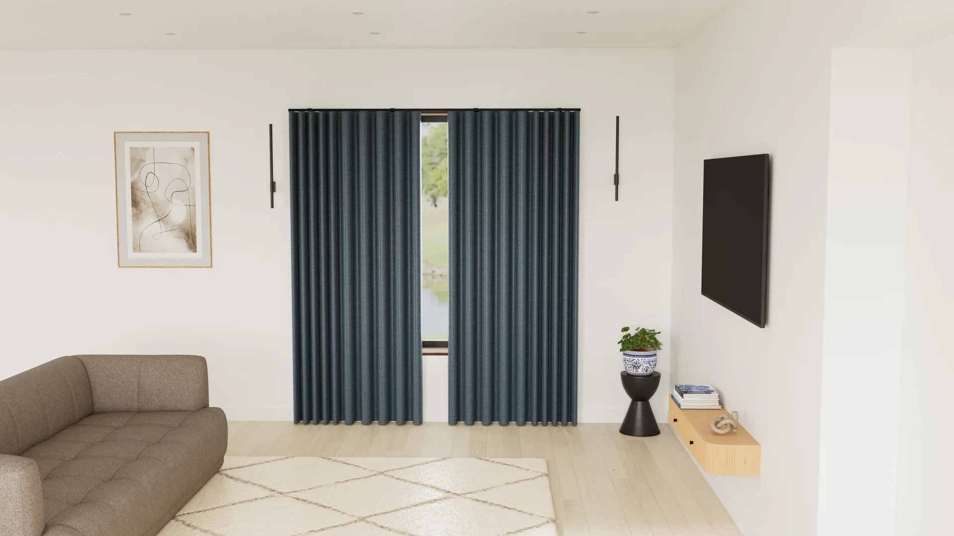 Aquarius Blackout Window Curtains