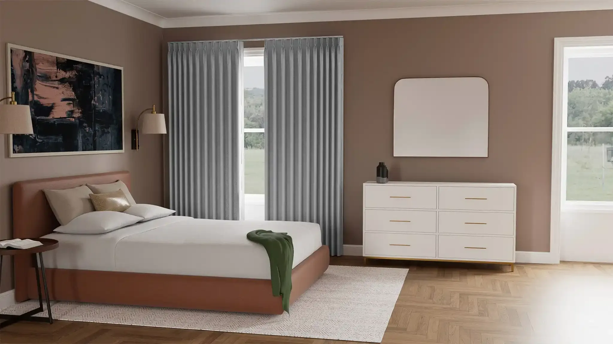 Ash Door Curtains For Bedroom