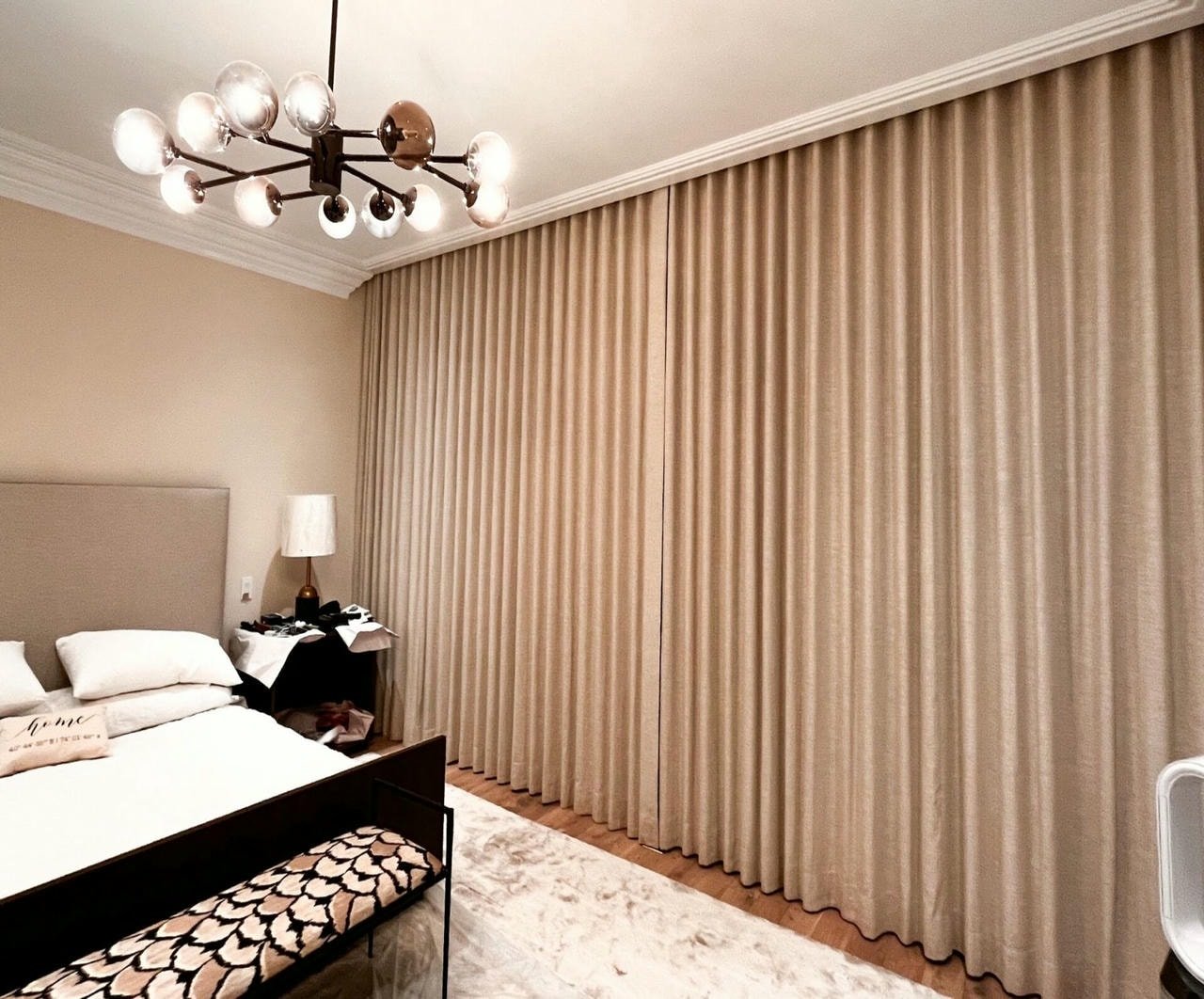 Bedroom Motorized Curtain