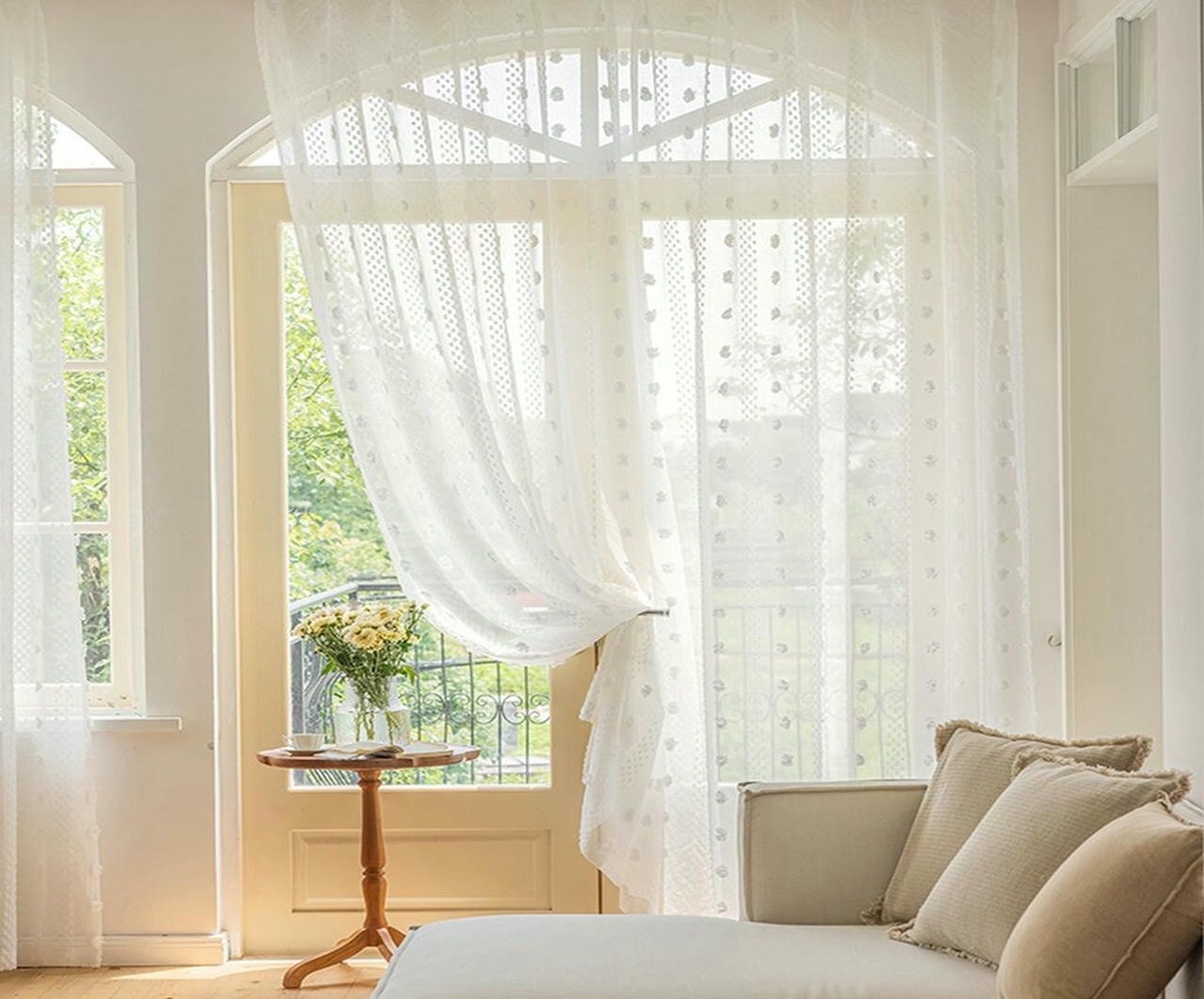 Bedroom Sheer Curtains