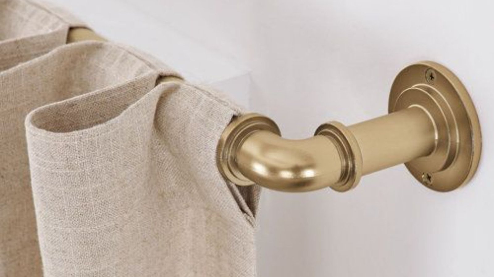 Golden Curtain Rods in Dubai