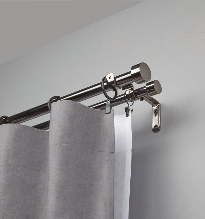 Double Curtain Rods