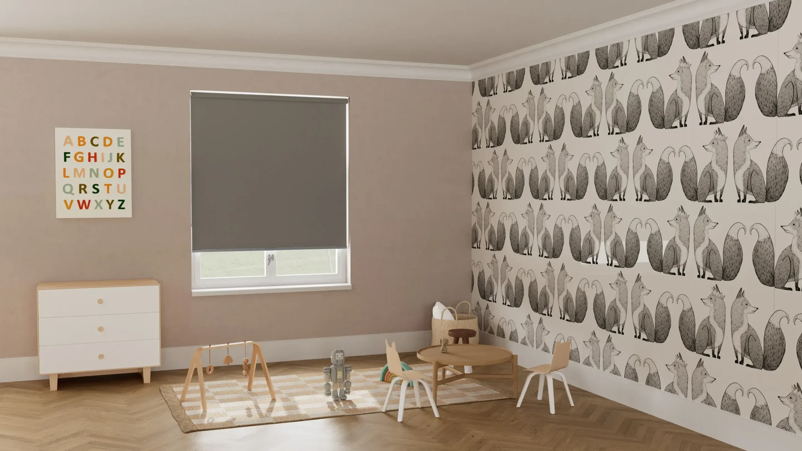 Dune Blackout Roller Blinds For Kids Room