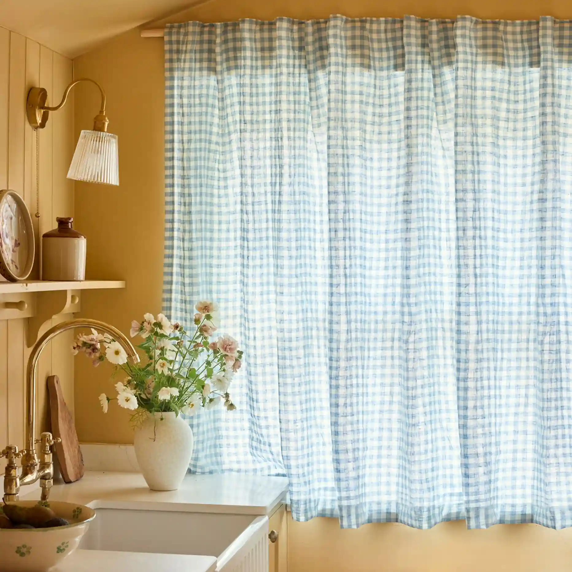 Kitchen Linen Curtains