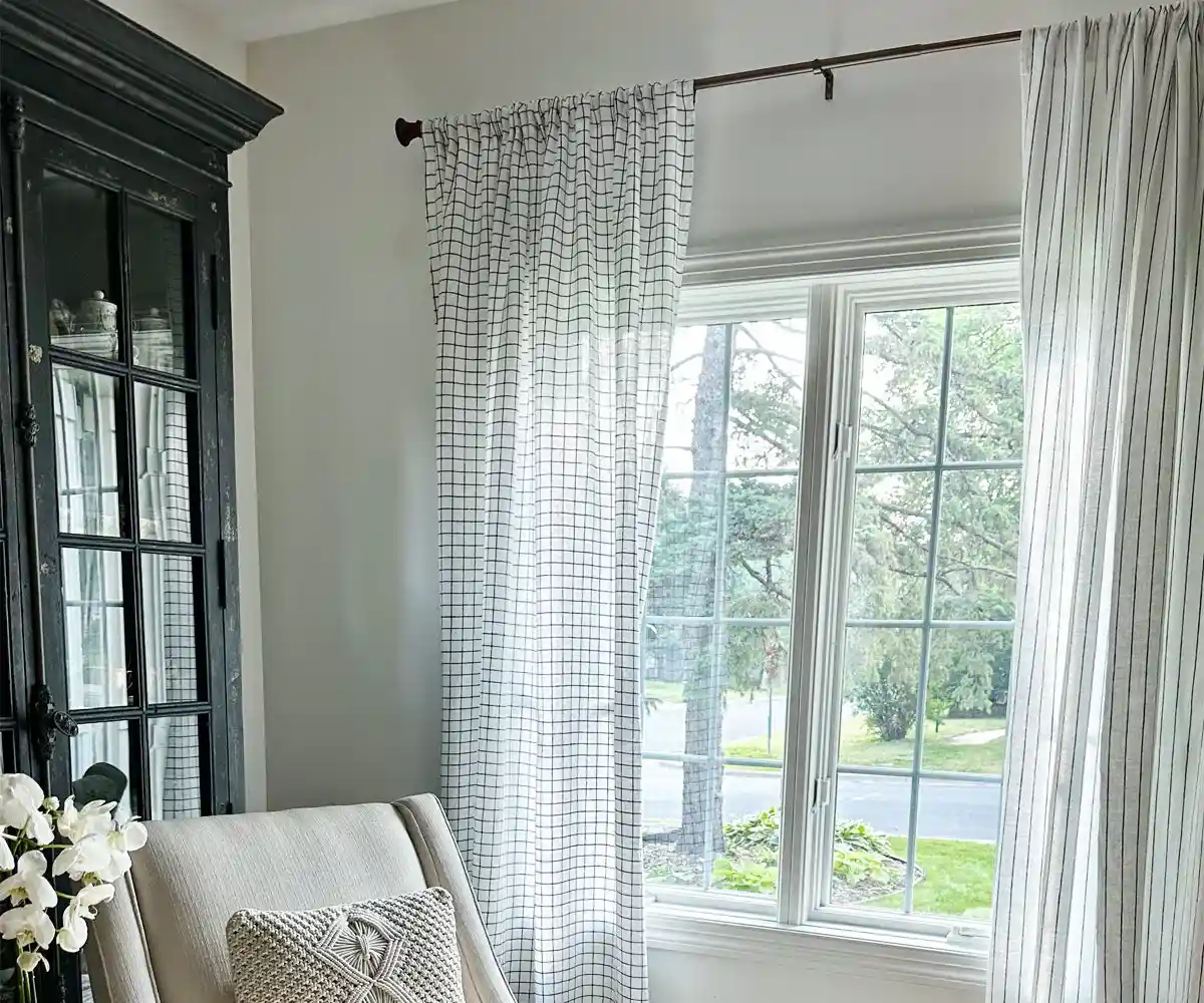 Living Room Linen Curtains
