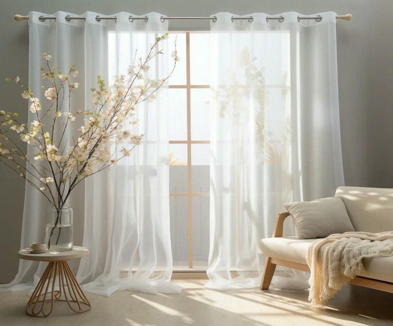 Living Room Sheer Curtains