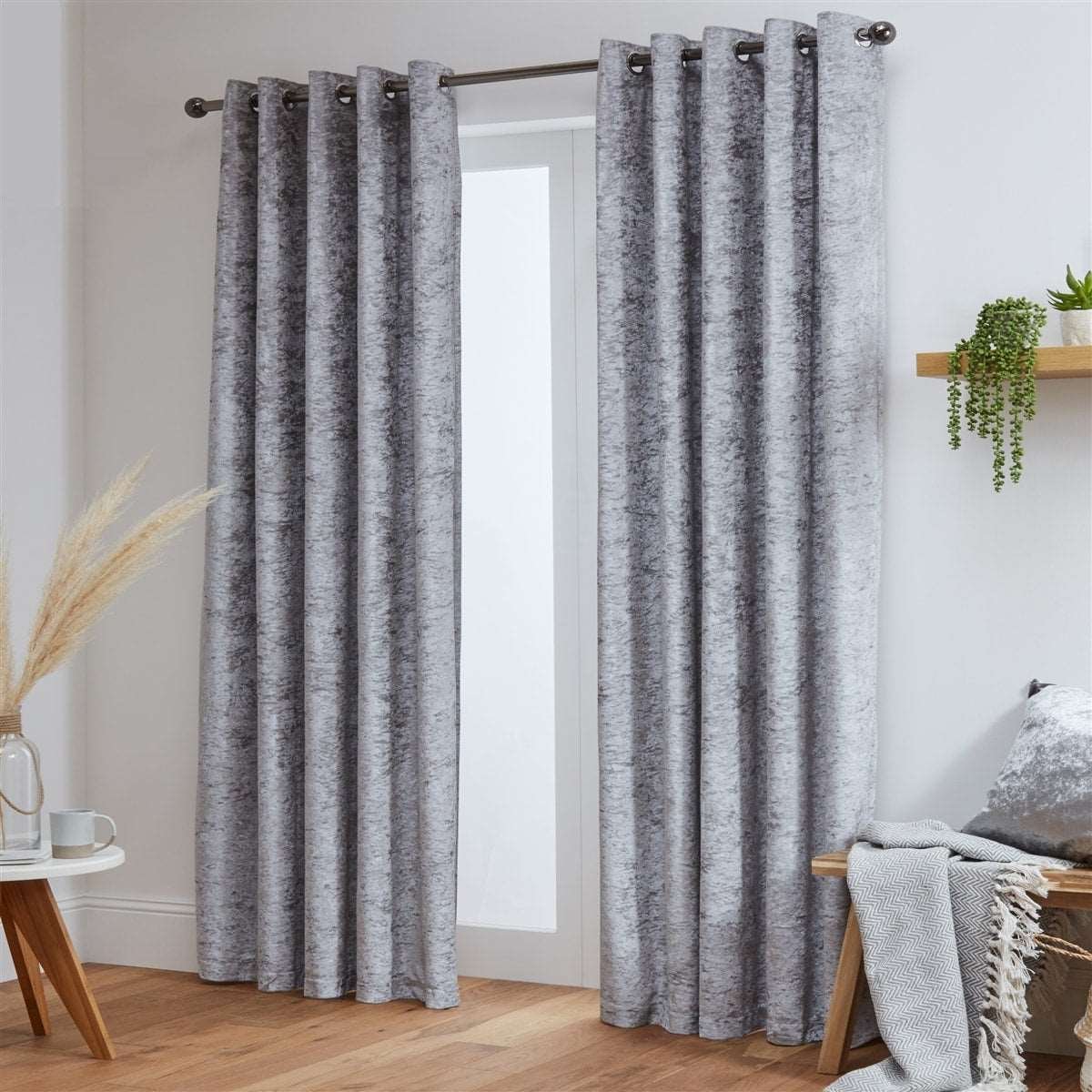 Living Room Velvet Door Curtains