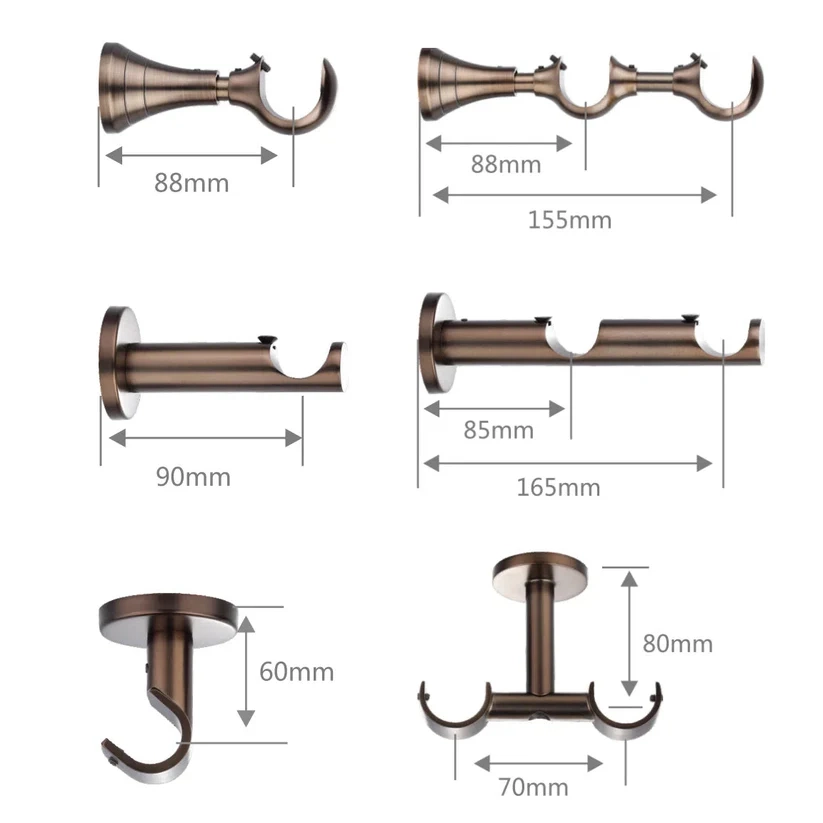 Custom High End Curtain Rods