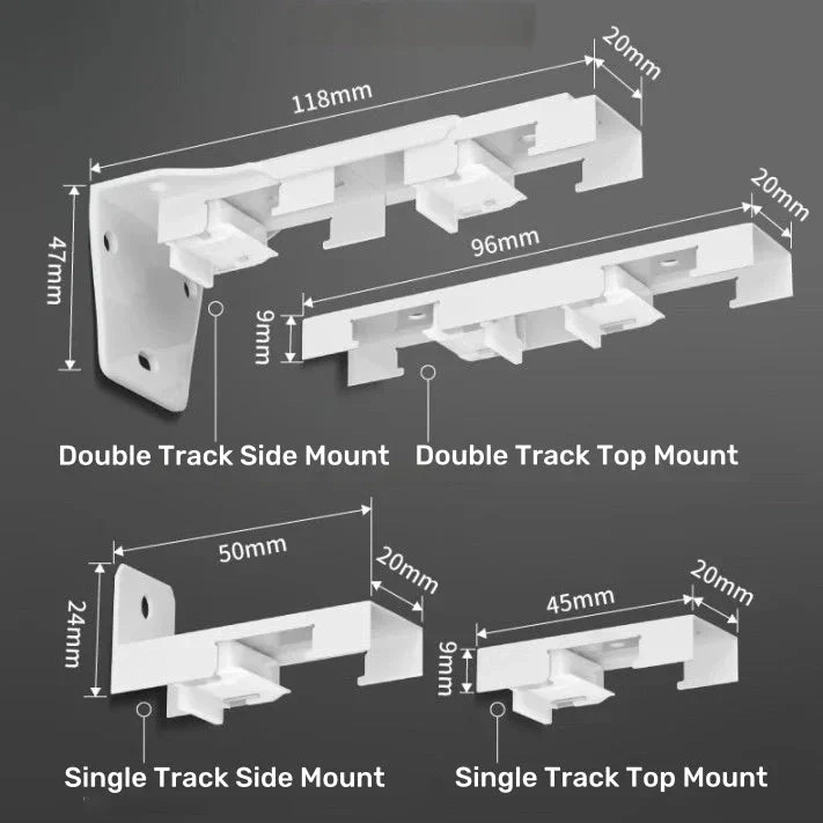 Aluminum Silent Curtain Track