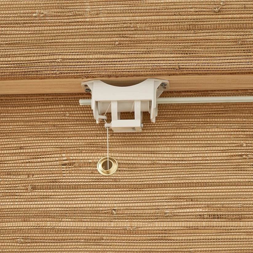 Bamboo Roman Shades - Bark4