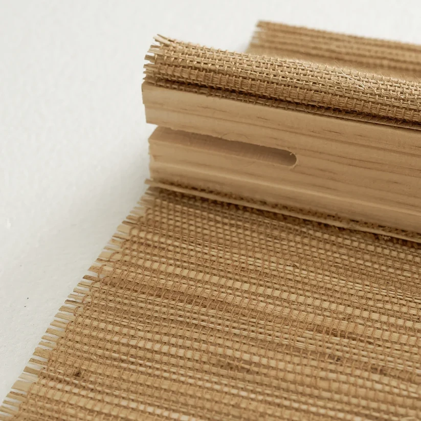 Bamboo Roman Shades - Bark