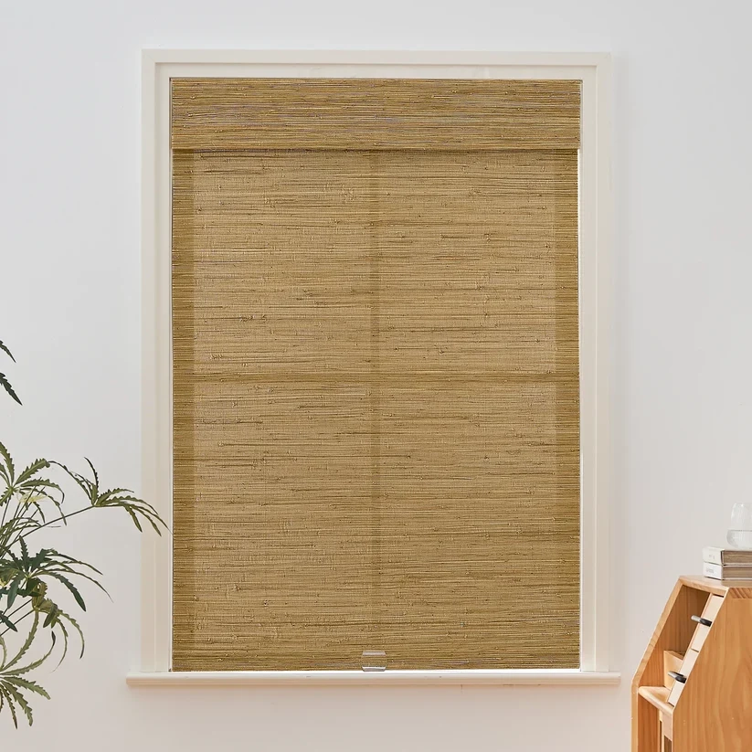 Bamboo Roman Shades - Bark