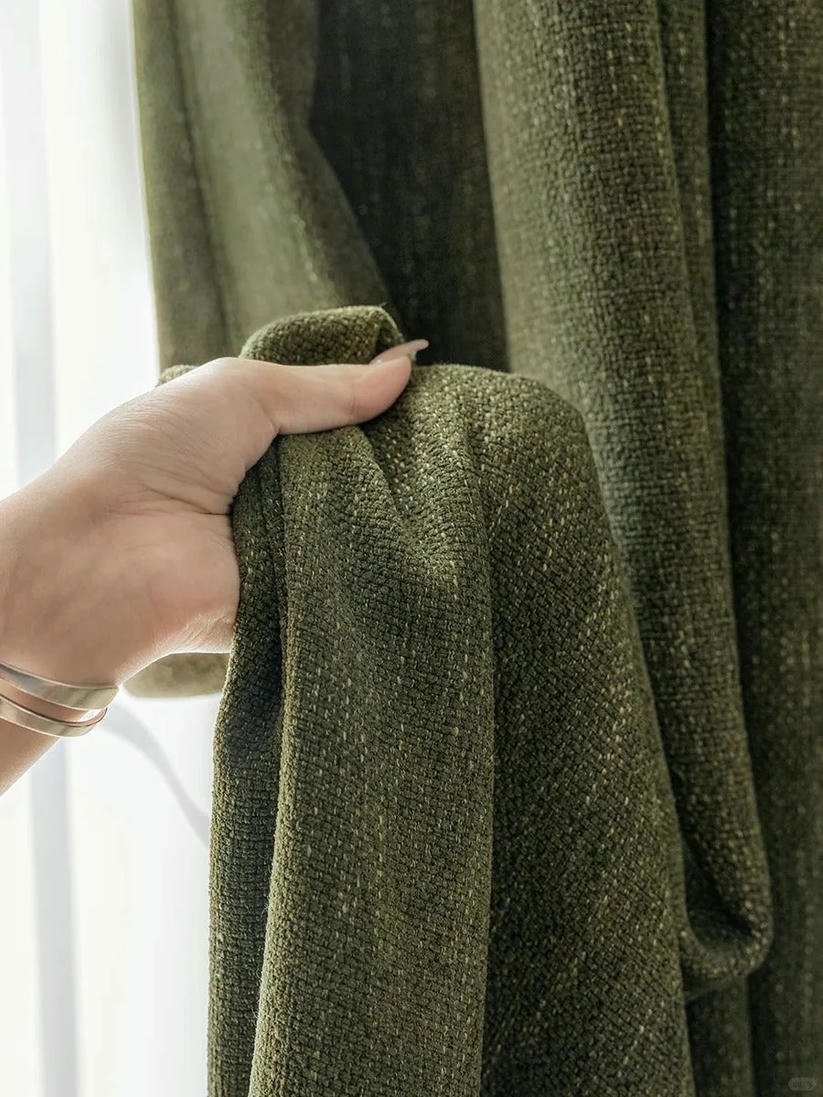 Chenille Custom Curtains