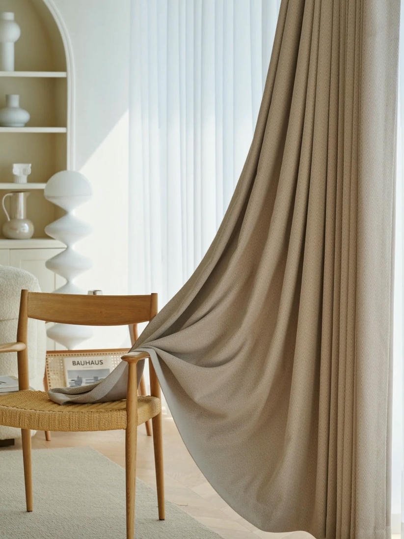 Herringbone Blackout Curtains