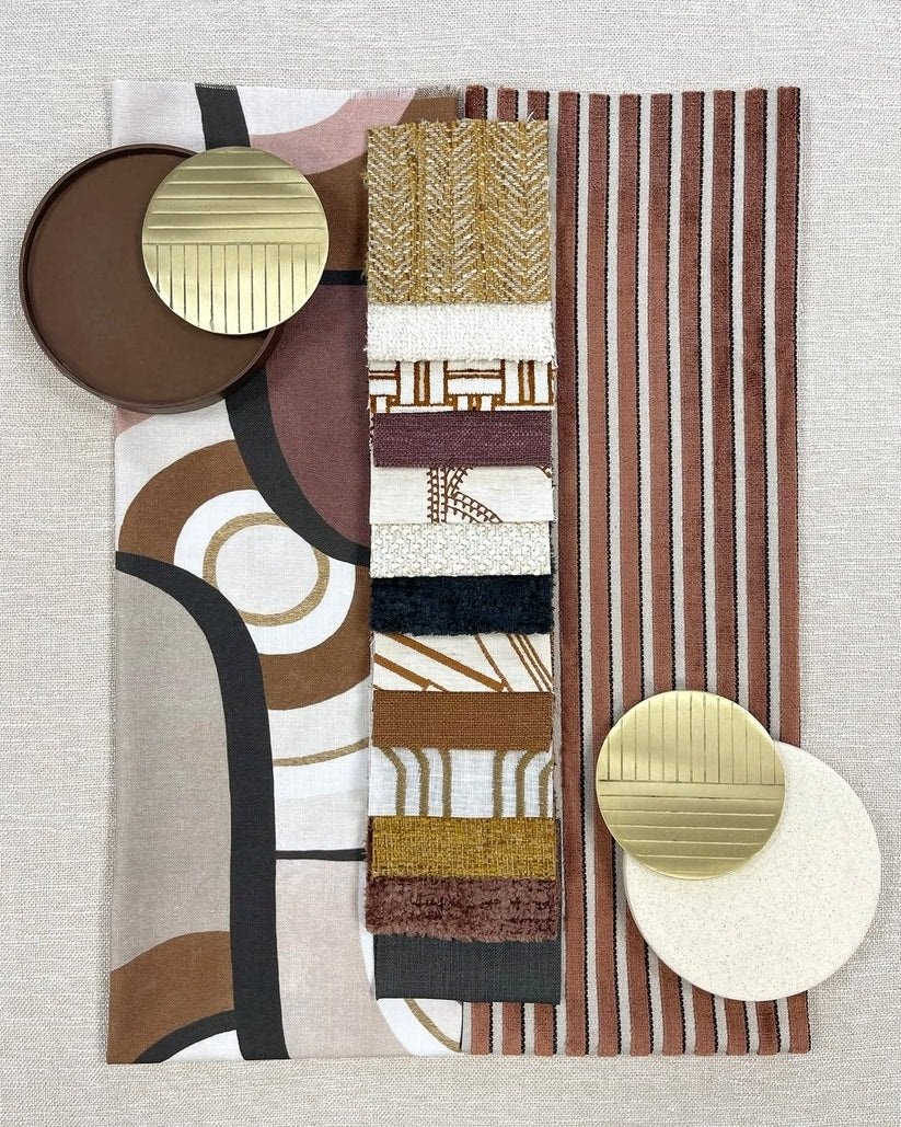 Patterned Fabric Roman Shades