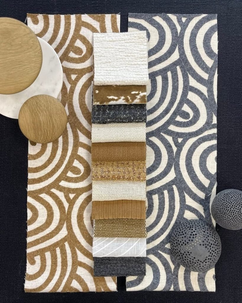 Patterned Fabric Roman Shades