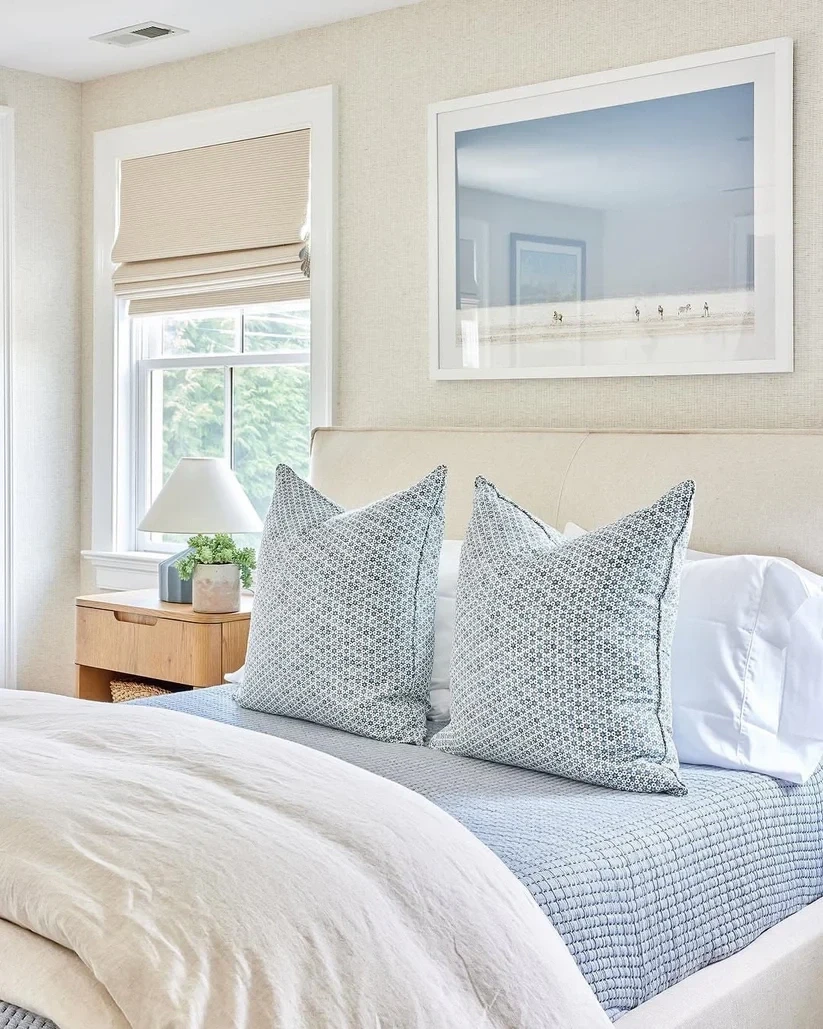 Patterned Fabric Roman Shades