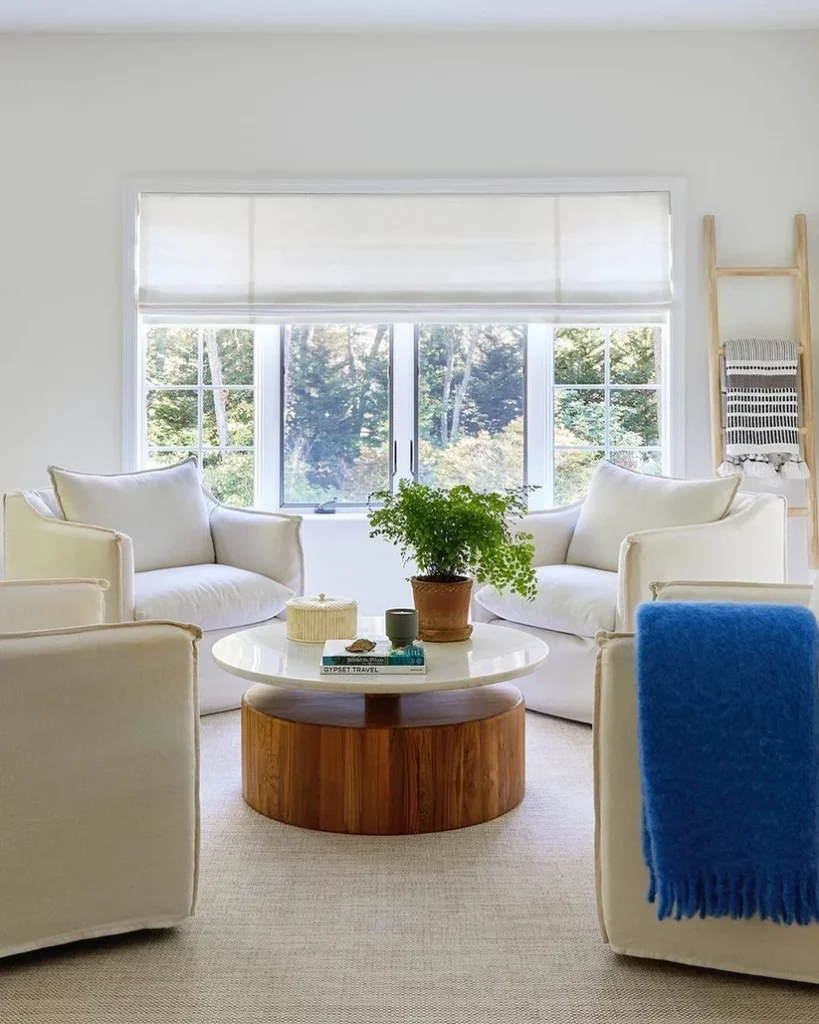 Patterned Fabric Roman Shades