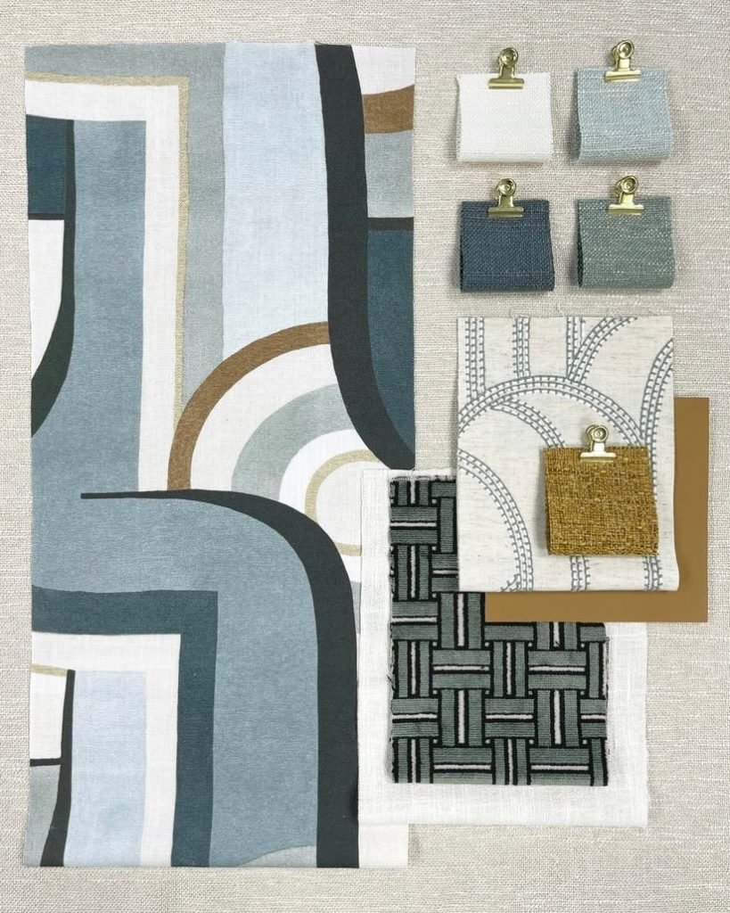 Patterned Fabric Roman Shades