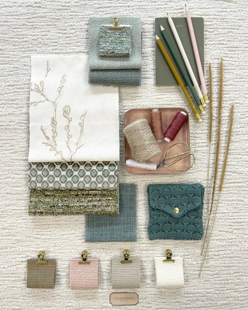 Patterned Fabric Roman Shades