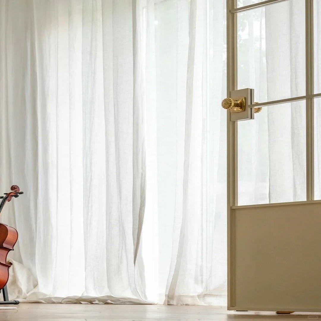 Sheer Linen Curtains