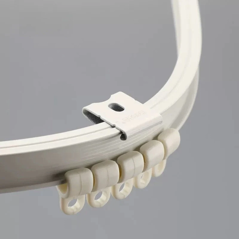 Ultra-Thin Curved Curtain Rail for Bay Windows