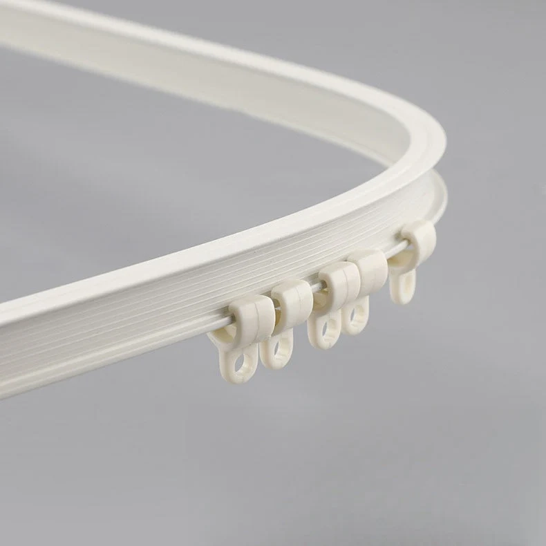 Ultra-Thin Curved Curtain Rail for Bay Windows