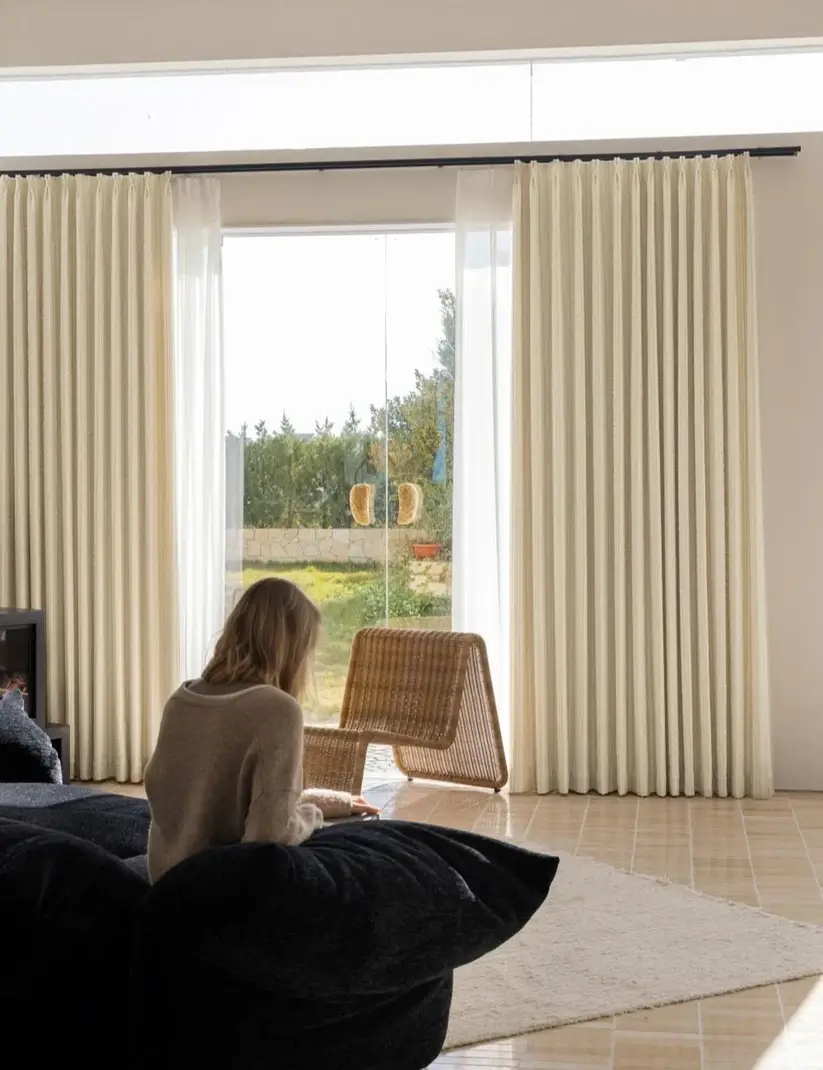 White Blackout Curtains