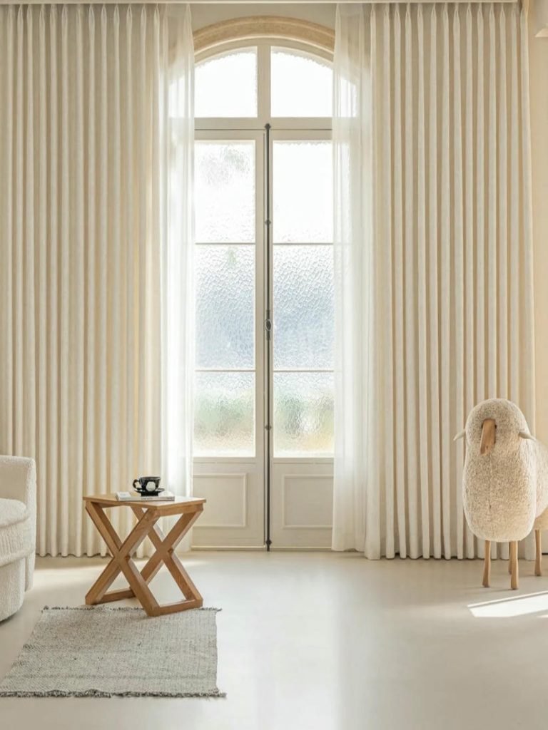 White Blackout Curtains