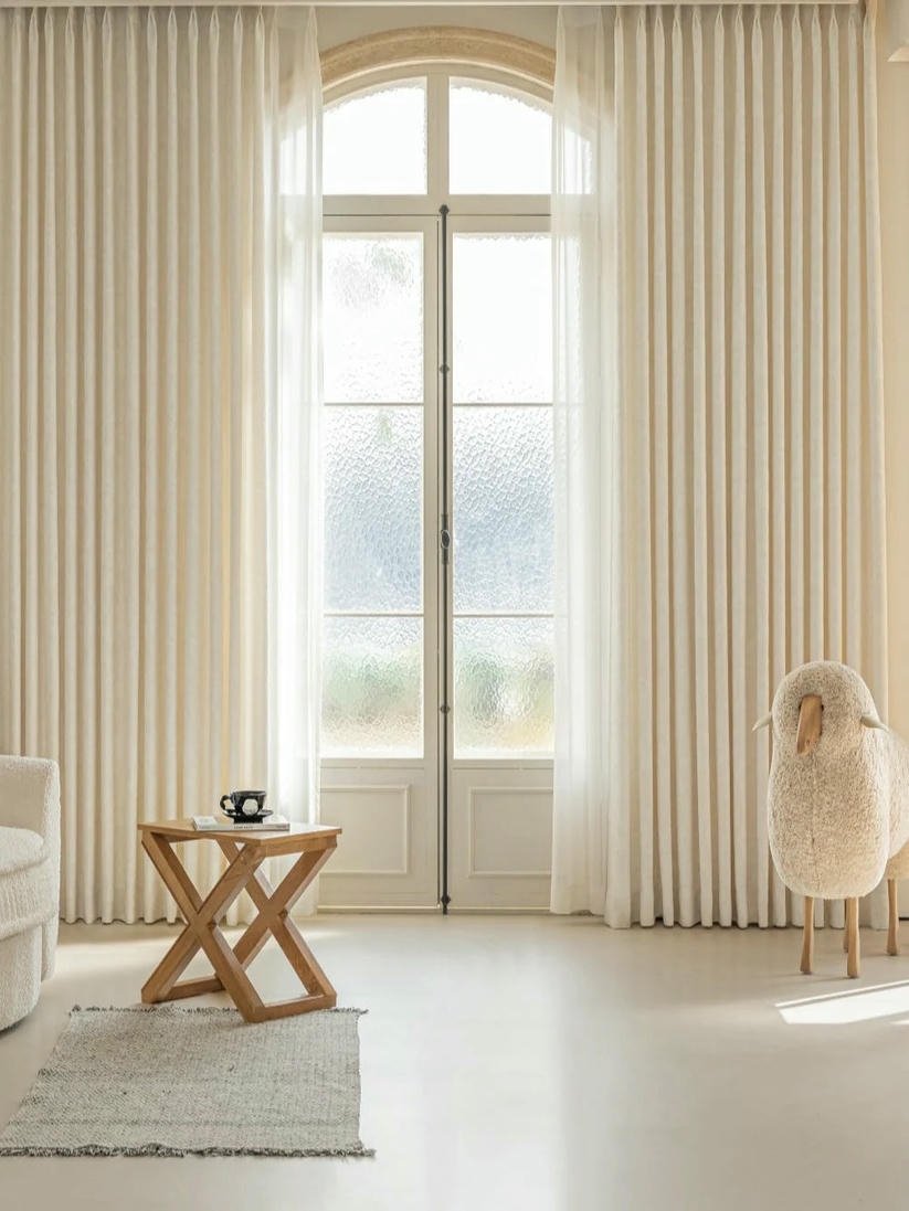 White Blackout Curtains