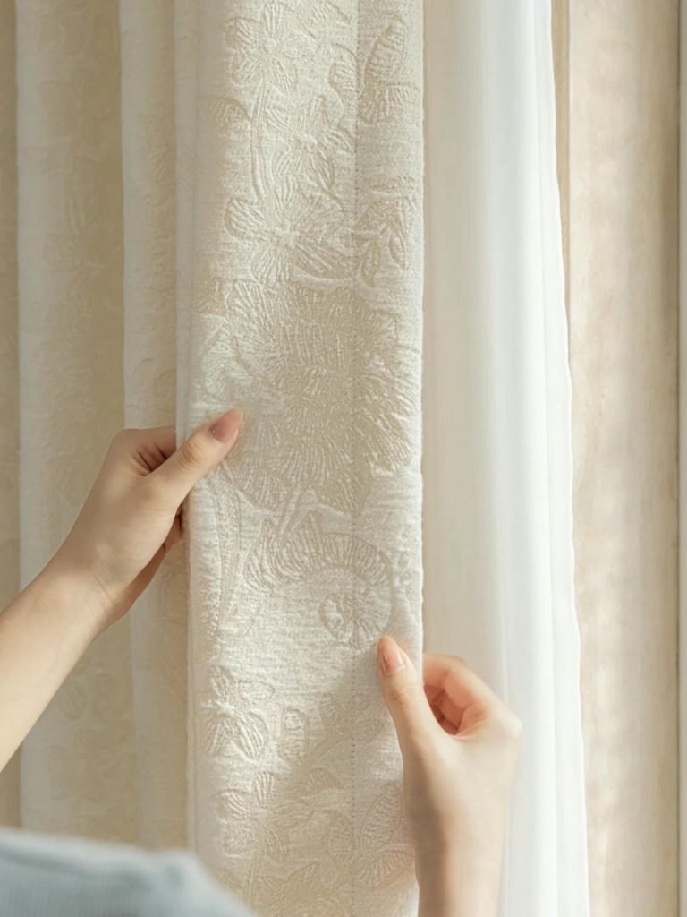 White Blackout Curtains
