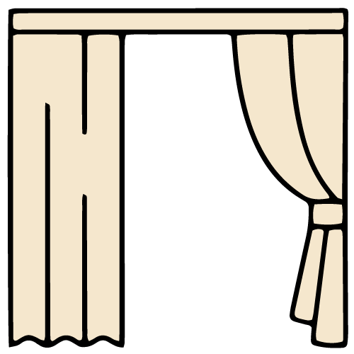 Linen Curtains Icon