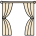 Modern Curtains Icon