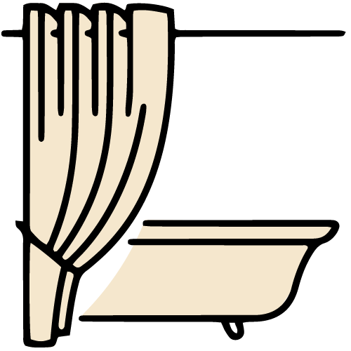 Shower Curtains Icon